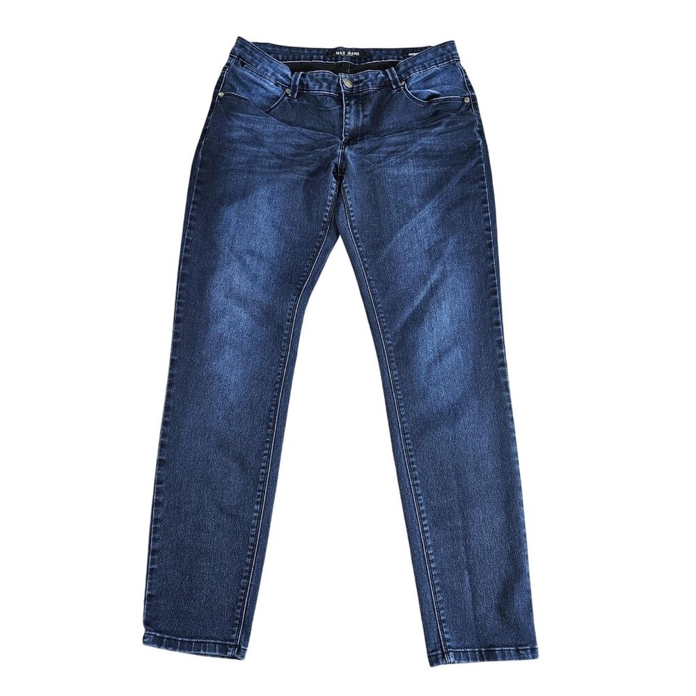 Max Jeans Jegging Jeans Womens 10 Blue‎ Medium Wash Mid Rise Slim Stretch Denim